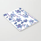 Blue Flowers 4 Notebook Gallery Image 3