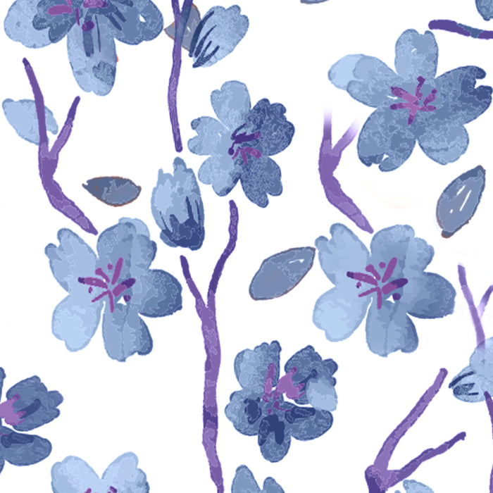 Blue Flowers 4 Coffee Mug Gallery Image 2