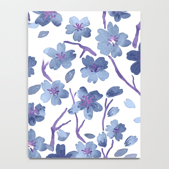 Blue Flowers 4 Notebook Gallery Image 4