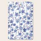 Blue Flowers 4 Cutting Board Gallery Image 1
