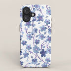 Blue Flowers 4 iPhone Case Gallery Image 1