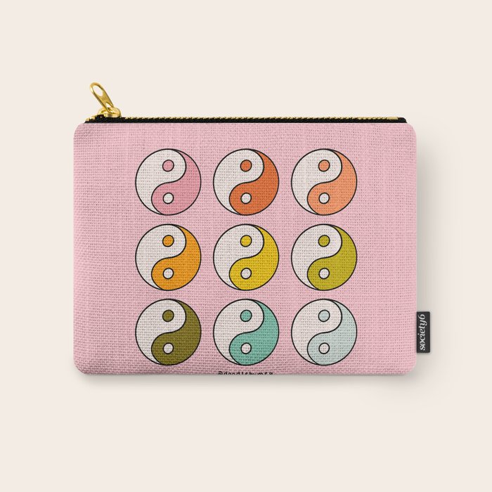 Rainbow Yin Yang Carry All Pouch Gallery Image 1