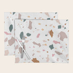 Terrazzo Milenial Pink Rose Quartz Placemat Gallery Image 1