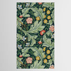 William Morris Leicester Herbaceous Italian Laurel Acanthus Textile Colorful Floral Pattern Tablecloth Gallery Image 2
