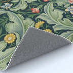 William Morris Leicester Herbaceous Italian Laurel Acanthus Textile Colorful Floral Pattern Rug Gallery Image 4