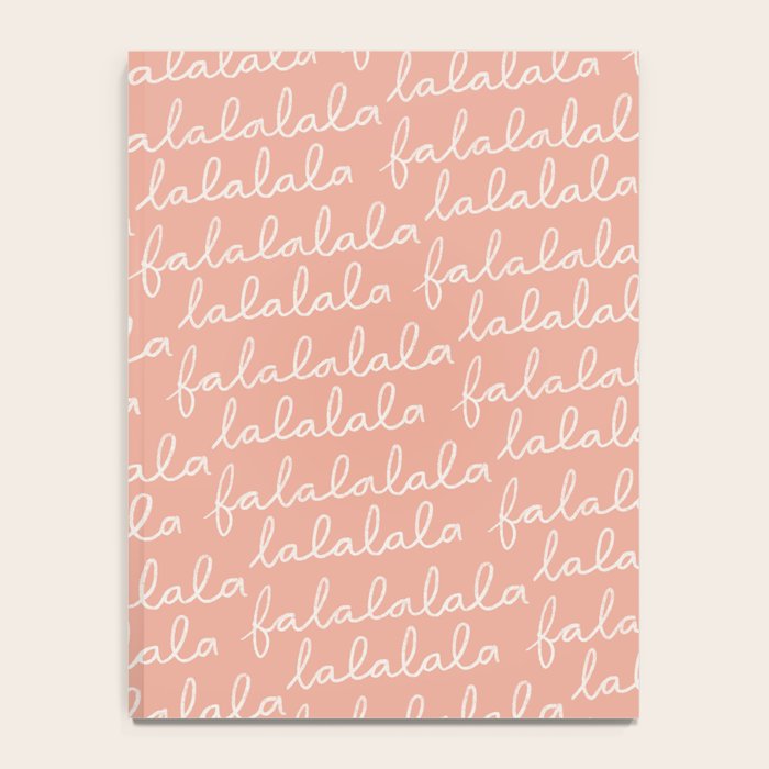 Fa La La Peach Pink Notebook Gallery Image 4