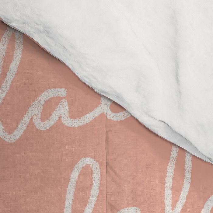 Fa La La Peach Pink Comforter Gallery Image 4