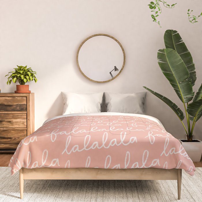 Fa La La Peach Pink Comforter Gallery Image 3