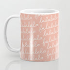 Fa La La Peach Pink Coffee Mug Gallery Image 3