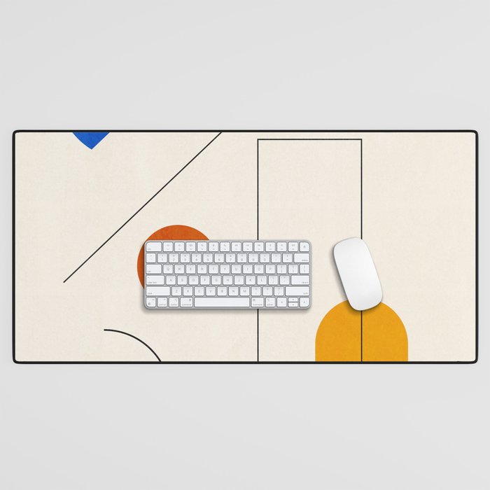 Minimal Geometric Shapes 65 Desk Mat Gallery Image 1