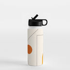 Minimal Geometric Shapes 65 Water Bottle Gallery Image 1