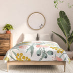 Flora Australis White Comforter Gallery Image 3