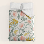 Flora Australis White Comforter Gallery Image 6