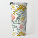 Flora Australis White Travel Mug Gallery Image 3