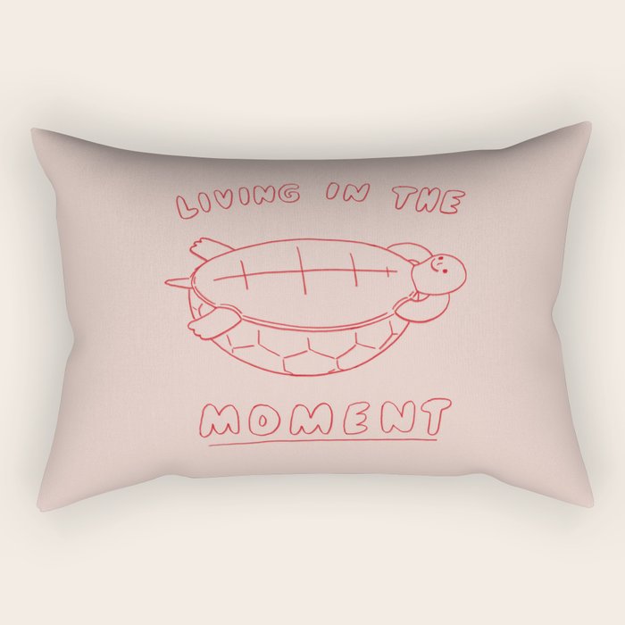 Living in the moment Rectangular Pillow Gallery Image 1