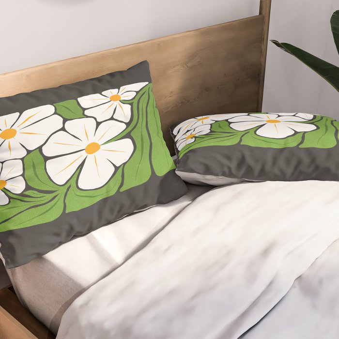 Trust the Process: Flower Market | Typography Edition 01 Pillow Sham Gallery Image 2