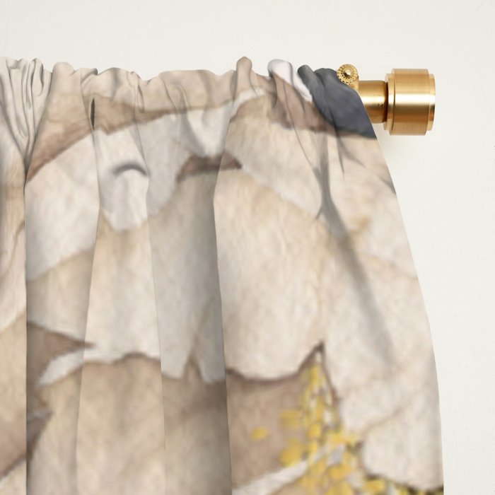 Peonies Pattern Window Curtain Gallery Image 2