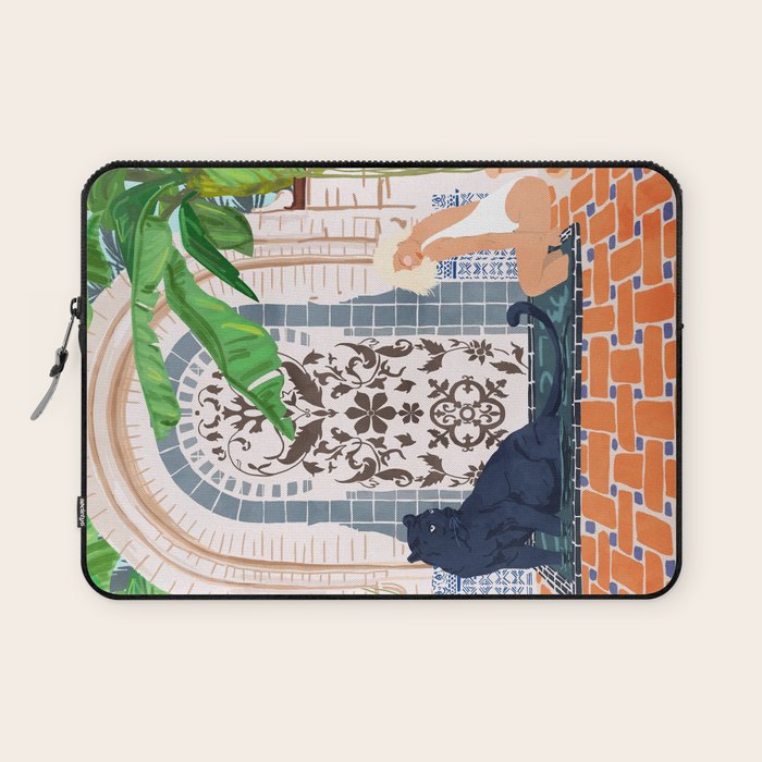 Frienaissance #painting #wildlife #illustration Laptop Sleeve Gallery Image 1