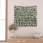 Dots (Olive) Wall Tapestry Gallery Image 2