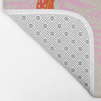 Crocodile - Orange & Pink Bath Mat Gallery Image 2