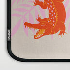 Crocodile - Orange & Pink Laptop Sleeve Gallery Image 3