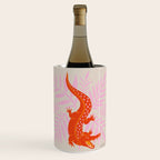 Crocodile - Orange & Pink Wine Chiller Gallery Image 3