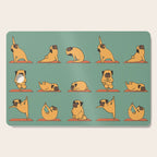 Pug Yoga Cutting Board Gallery Image 1