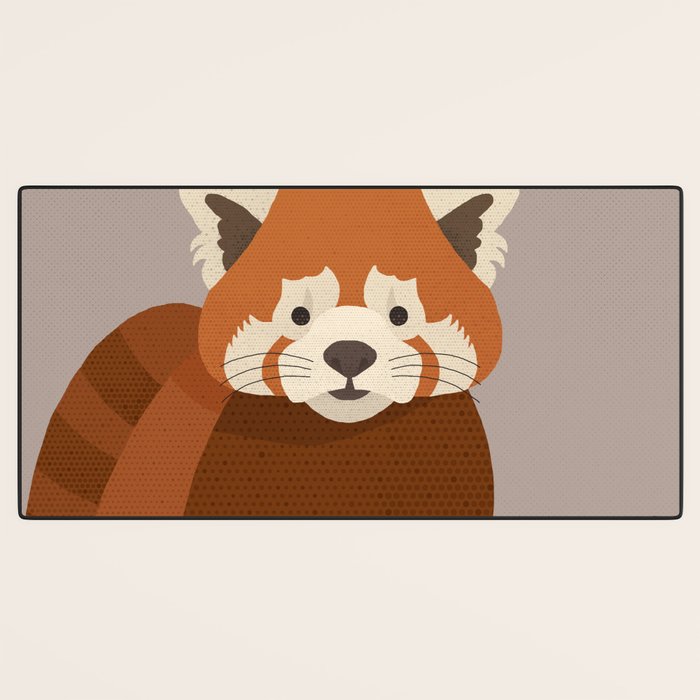 Whimsy Red Panda Desk Mat Gallery Image 3