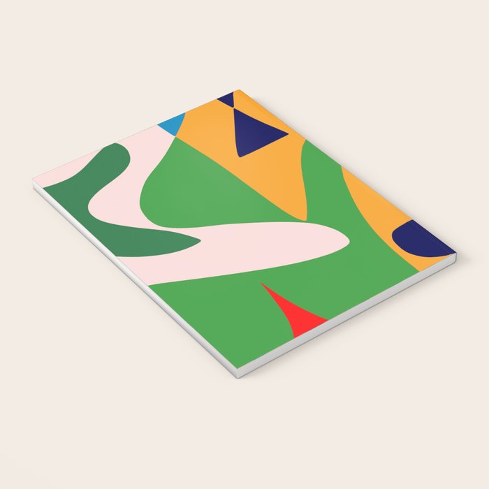 Bold and vibrant abstract shapes Notebook Gallery Image 3