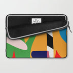 Bold and vibrant abstract shapes Laptop Sleeve Gallery Image 2