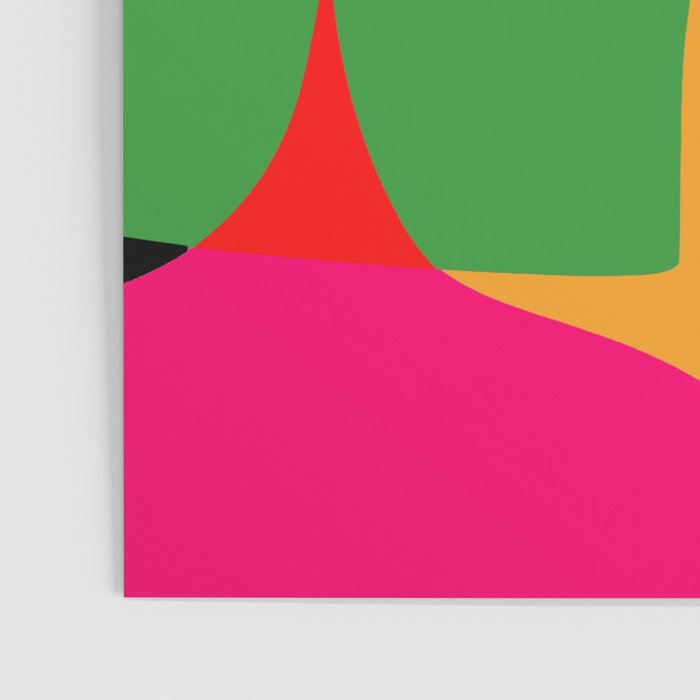 Bold and vibrant abstract shapes Poster Gallery Image 3