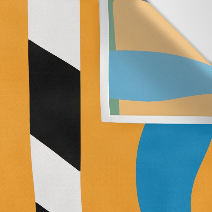 Bold and vibrant abstract shapes Wall Tapestry Gallery Image 3