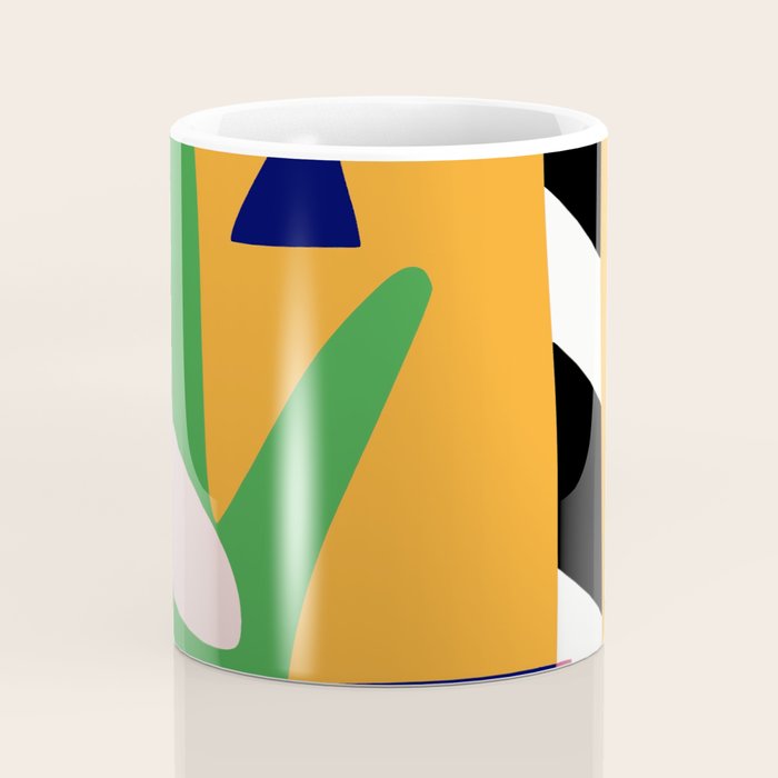 Bold and vibrant abstract shapes Coffee Mug Gallery Image 4