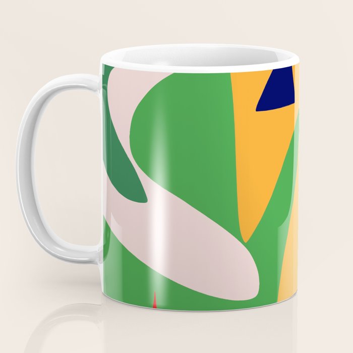 Bold and vibrant abstract shapes Coffee Mug Gallery Image 3