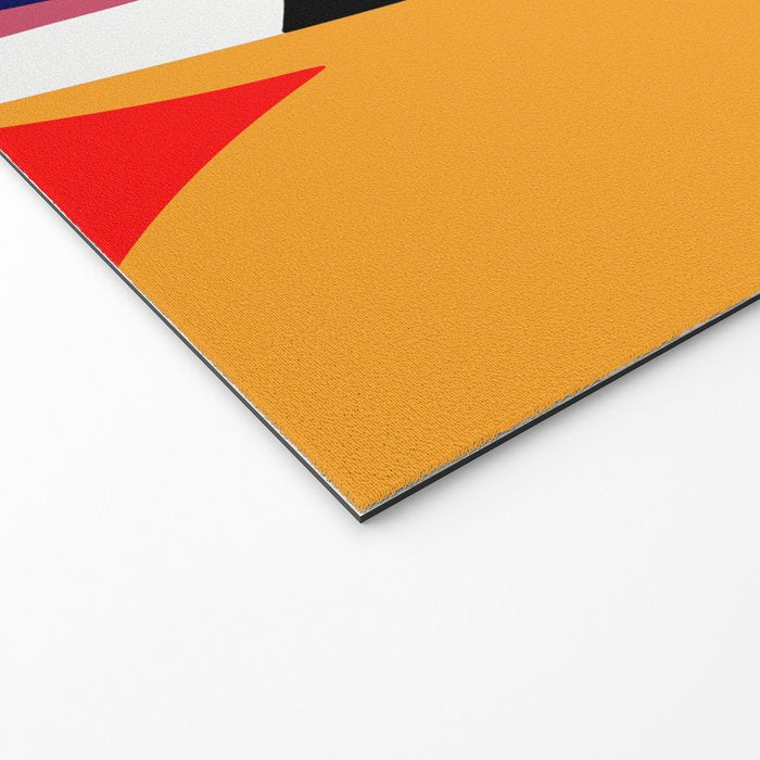 Bold and vibrant abstract shapes Welcome Mat Gallery Image 2