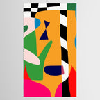 Bold and vibrant abstract shapes Tablecloth Gallery Image 2