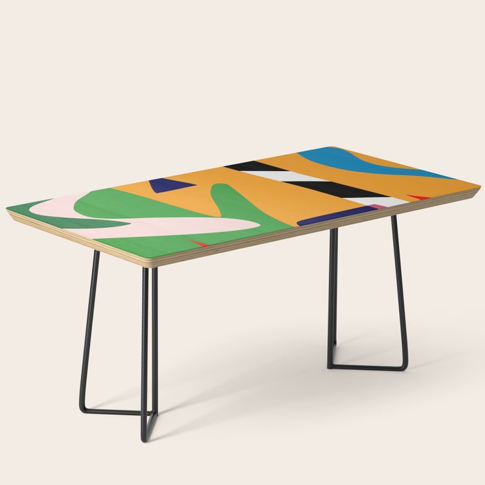 Bold and vibrant abstract shapes Coffee Table Gallery Image 1