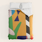 Bold and vibrant abstract shapes Duvet Cover Gallery Image 6