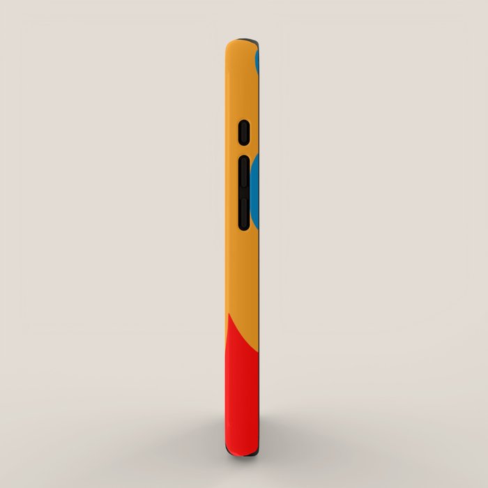 Bold and vibrant abstract shapes iPhone Case Gallery Image 2
