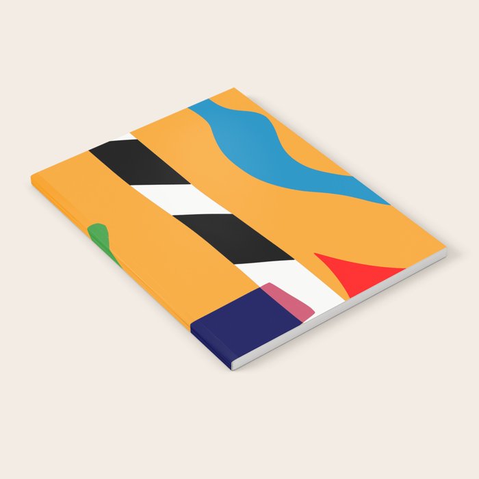 Bold and vibrant abstract shapes Notebook Gallery Image 2