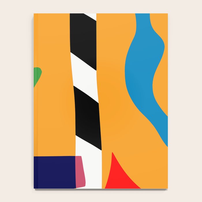 Bold and vibrant abstract shapes Notebook Gallery Image 4