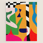 Bold and vibrant abstract shapes Jigsaw Puzzle Gallery Image 1