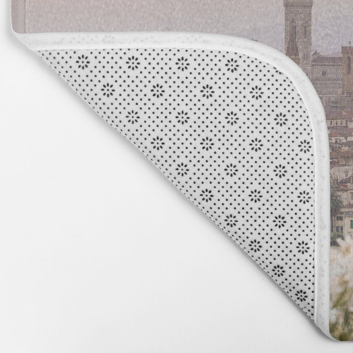 Sunset In Florence, Tuscany Photo | Il Duomo Cathedral In Soft Pastel Colors Art Print | Italy Travel Photography Bath Mat Gallery Image 2