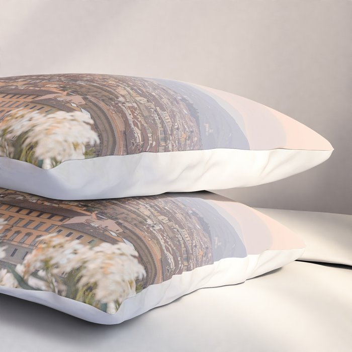 Sunset In Florence, Tuscany Photo | Il Duomo Cathedral In Soft Pastel Colors Art Print | Italy Travel Photography Pillow Sham Gallery Image 3