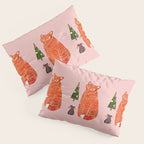 Christmas fox - illustration Pillow Sham Gallery Image 3