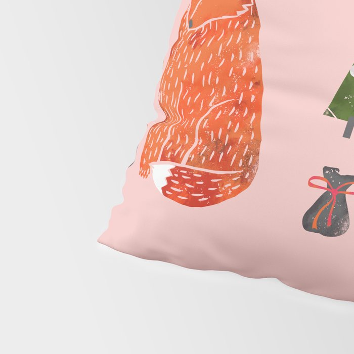 Christmas fox - illustration Pillow Sham Gallery Image 4