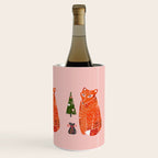 Christmas fox - illustration Wine Chiller Gallery Image 3
