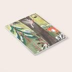 Enchanted forest & woodland animals in the snow Notebook Gallery Image 3