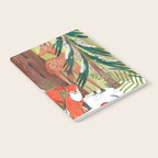 Enchanted forest & woodland animals in the snow Notebook Gallery Image 2