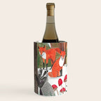 Enchanted forest & woodland animals in the snow Wine Chiller Gallery Image 1